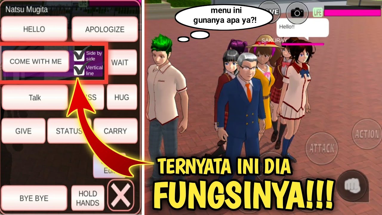 MISTERI TOMBOL BARU DI UPDATE SAKURA SCHOOL SIMULATOR
