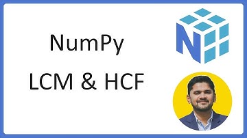 24. NumPy LCM and HCF | Complete Python NumPy Tutorial for Data Science | Amit Thinks