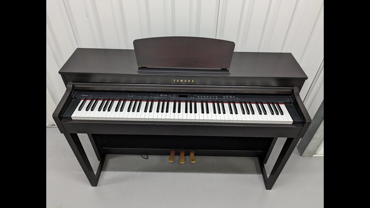 Yamaha Clavinova CLP digital piano in dark rosewood stock number
