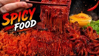 ASMR MUKBANG | Spicy Food 🥵🔥 