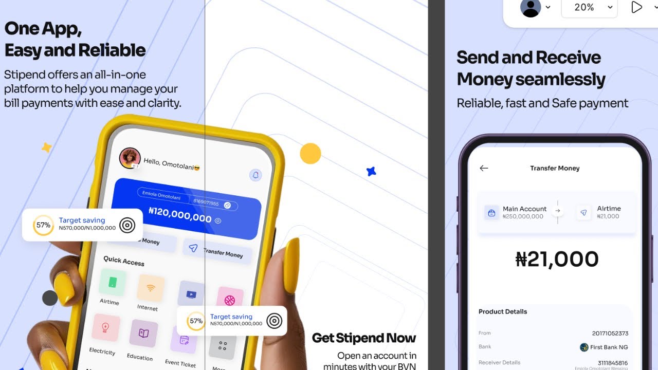 Stipend App - Bill Payment App that enable user to buy cheap Airtime, Internet Data, Cable TV...
