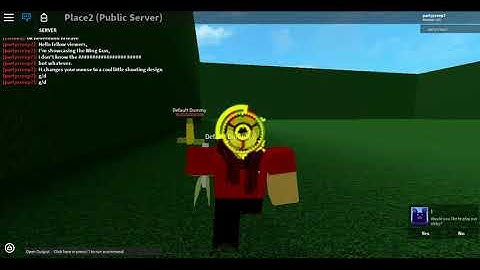 Roblox Script Showcase #122 | Wing Gun