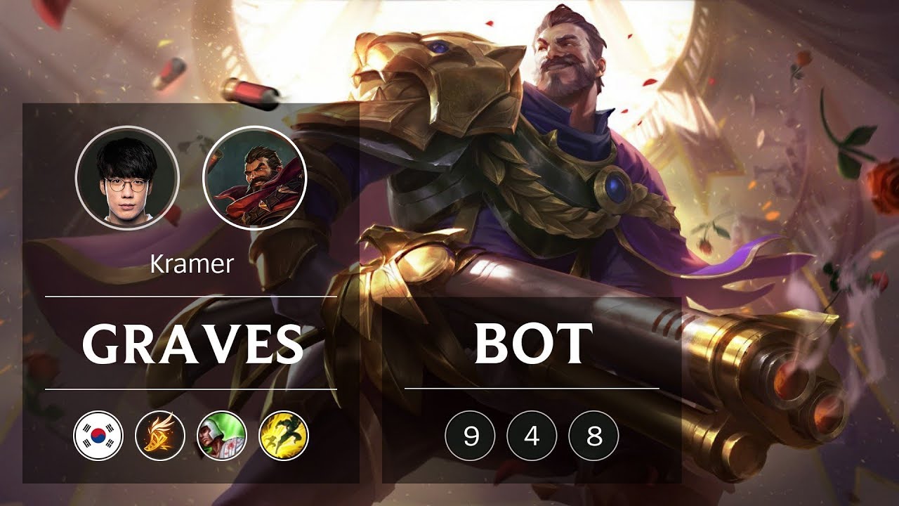 Graves ADC vs Ezreal - KR Challenger Patch 8.24