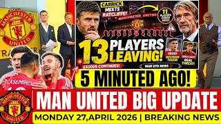 😳 BEST DECISION LEAVING MAN UTD 13 PLAYERS 😱 CARRICK MEETS RATCLIFFE 🚨SESKO DECISION CONFIRMED