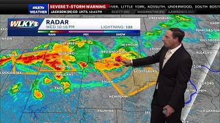 Few strong storms, mainly north, overnight