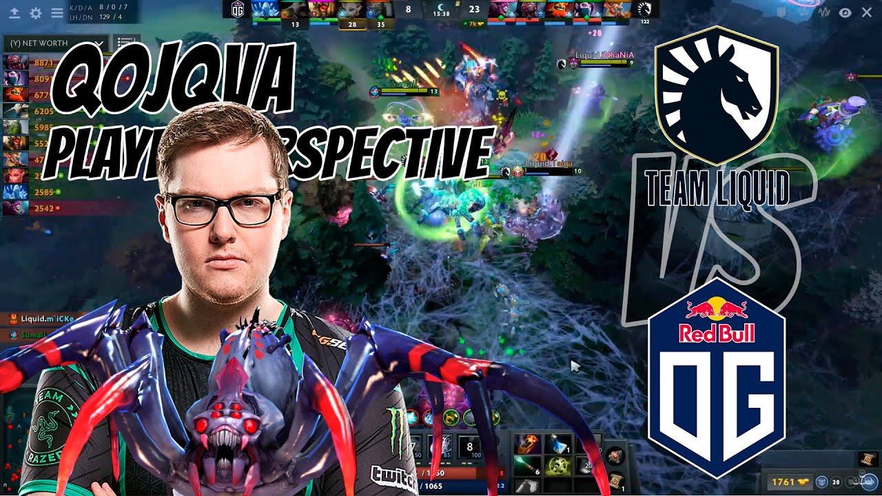 qojqva [Broodmother] Player perspective DESTROY OG ANA | OG VS LIQUID - DreamLeague Season 15 DPC