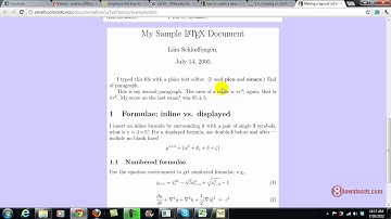 How to use TexNicCenter