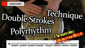 Double Strokes Conga - Rudiments Conga | Percussion independence