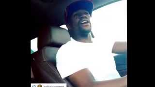 FLOYD MAYWEATHER & ADRIEN BRONER FOOLING ABOUT IN THE CAR (VIA ADRIEN BRONER'S INSTAGRAM)