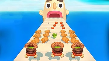 Sandwich Runner - SpeedRun All Levels Gameplay Walkthrough Android,ios New Update Ep 58