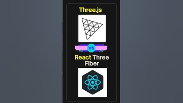 Three js vs React Three Fiber
