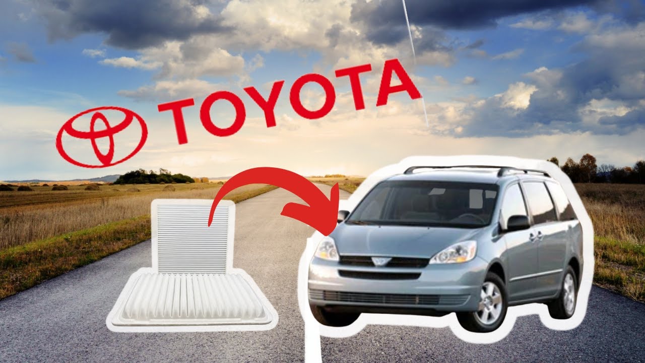 How to replace 2004 Toyota Sienna Engine Air Filter and Cabin Air