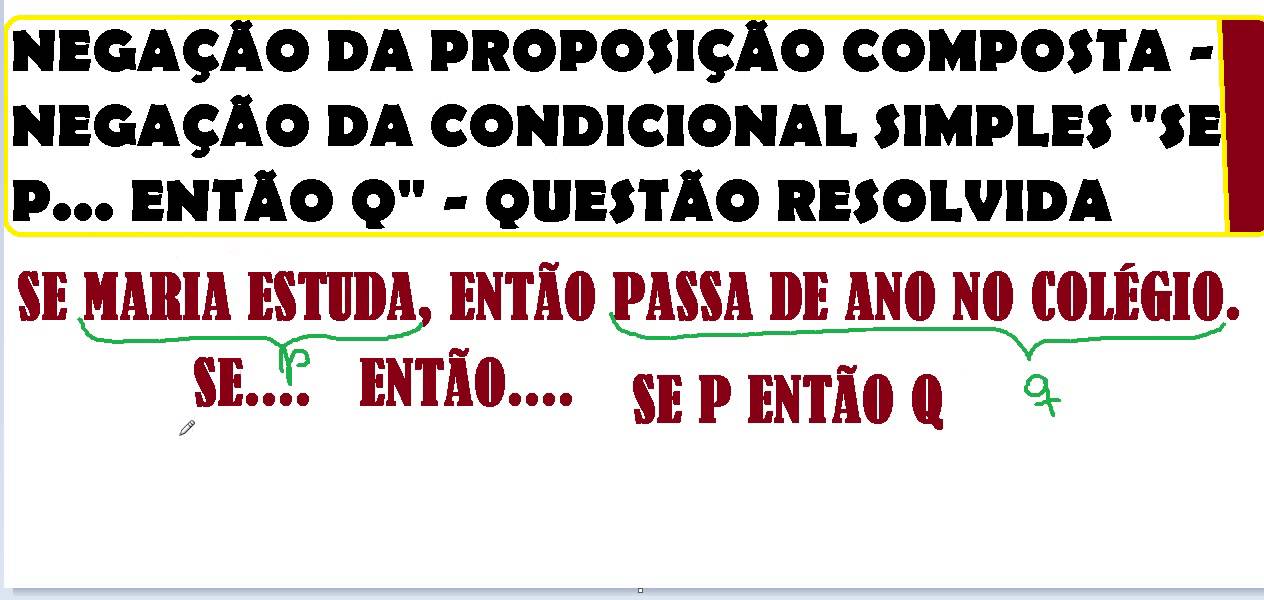 Curso de Raciocínio Lógico Negação de uma proposição composta Negação ...