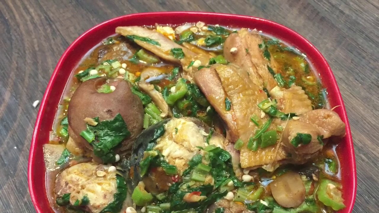 How to prepare the best Nigerian okro soup with spinach