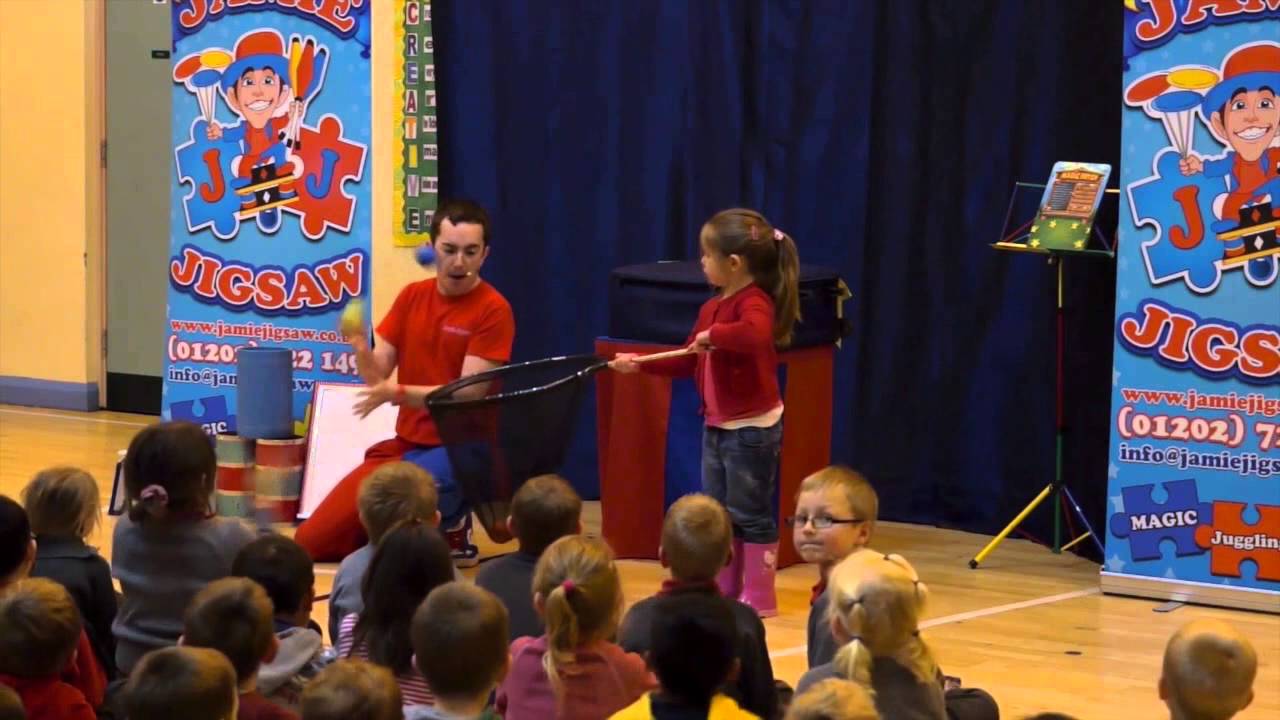 Dorset children's entertainer Jamie Jigsaw.
