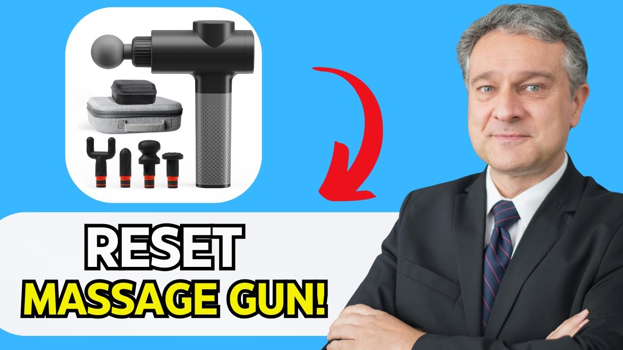 SIMPLE! HOW TO EASILY RESET SHARPER IMAGE MASSAGE GUN!