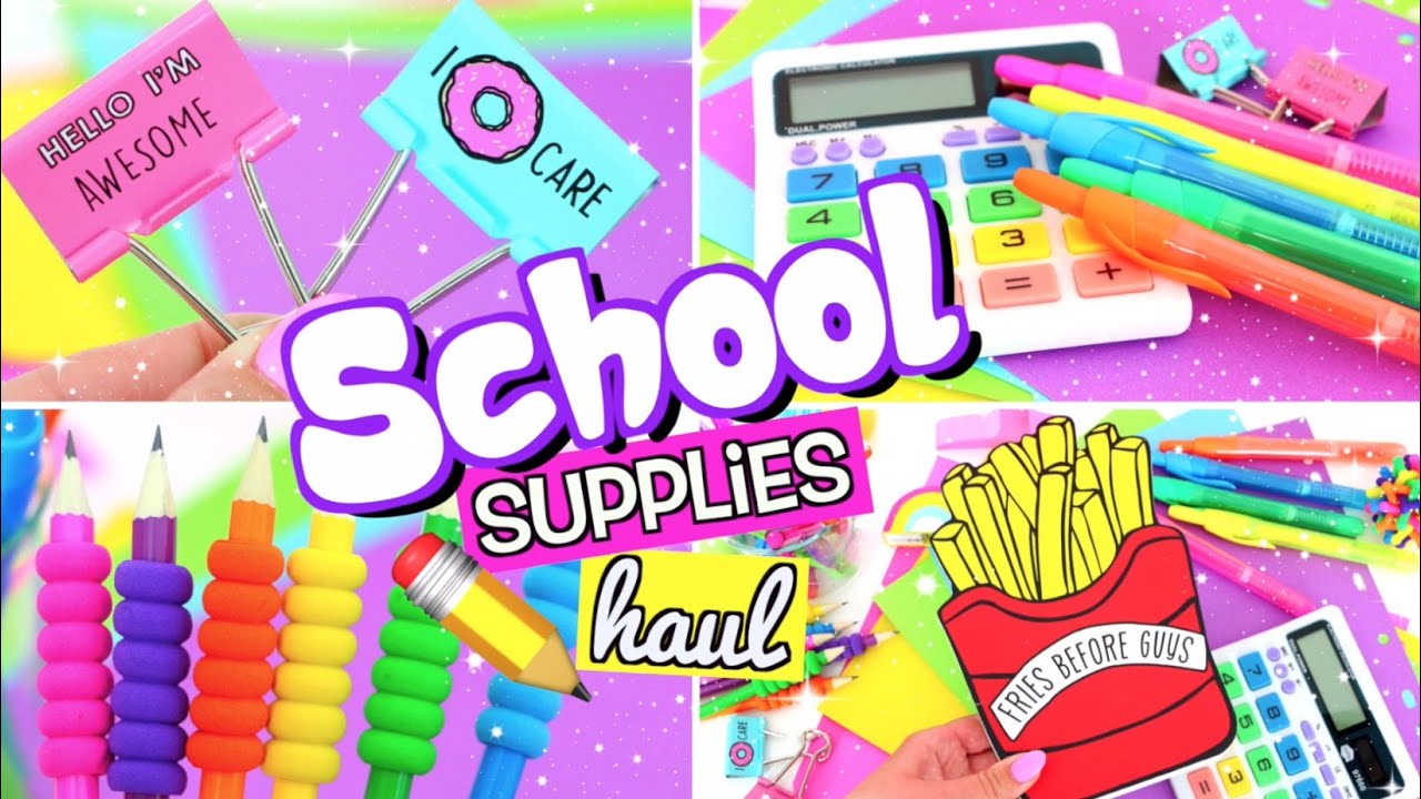 BACK TO SCHOOL SUPPLIES HAUL!