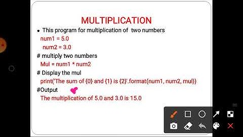 Embedded System Design(Paper-1)(Chapter-3) Programming using Python (Basic arithmetic programs)
