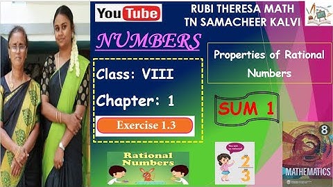 TN SAMACHEER KALVI _ 8TH MATHS _ NUMBERS _ Chapter 1 _ Exercise 1.3 _ Sum 1