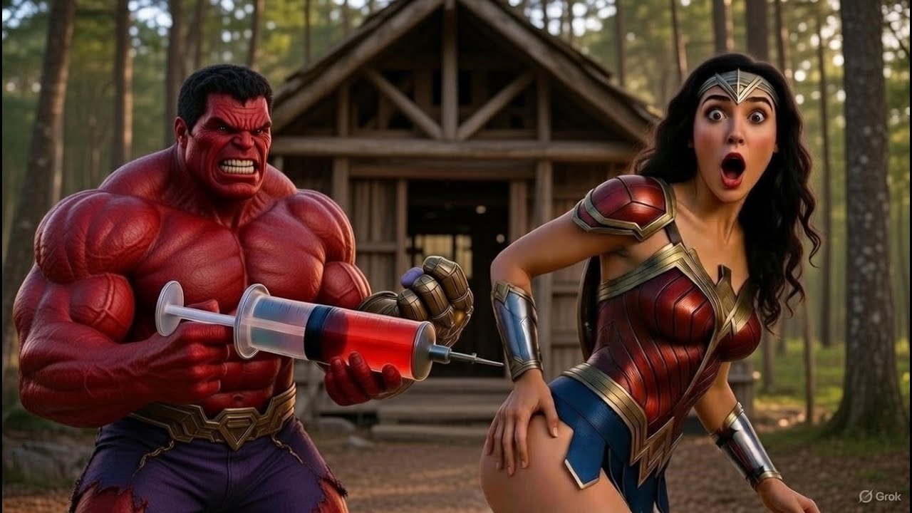 Unexpected Team-Up 💔A Cinematic Battle Against Joker and red Hulk| Full AI Motion story