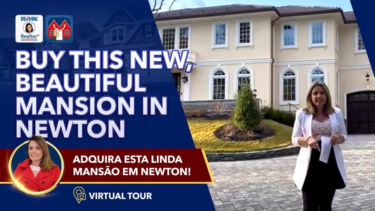 🥇🏡 Buy this New, Beautiful Mansion in Newton, Massachusetts! c/ Marcia Pessanha YouTube