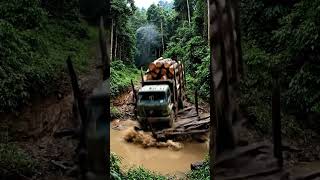 Tropical Trucking FAIL: Bridge Destroyed!