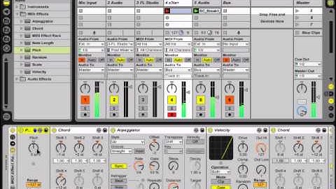 Creating Melodies with Midi Effect Racks in Ableton Live