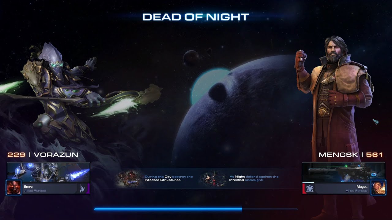 StarCraft 2 - Dead of Night (Brutal) | Vorazun & Mengsk Co-op