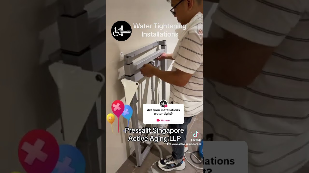 Water Tightness during Pressalit Shower Table installation