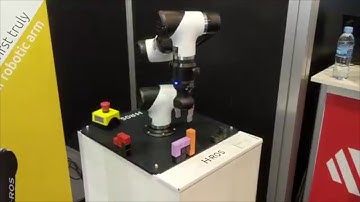 MARA robotic arm at Advanced Factories 2019, the largest European Congress on industrial innovation.