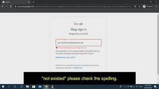 deped email checking if "existed" or "not existed" in the system screenshot 5