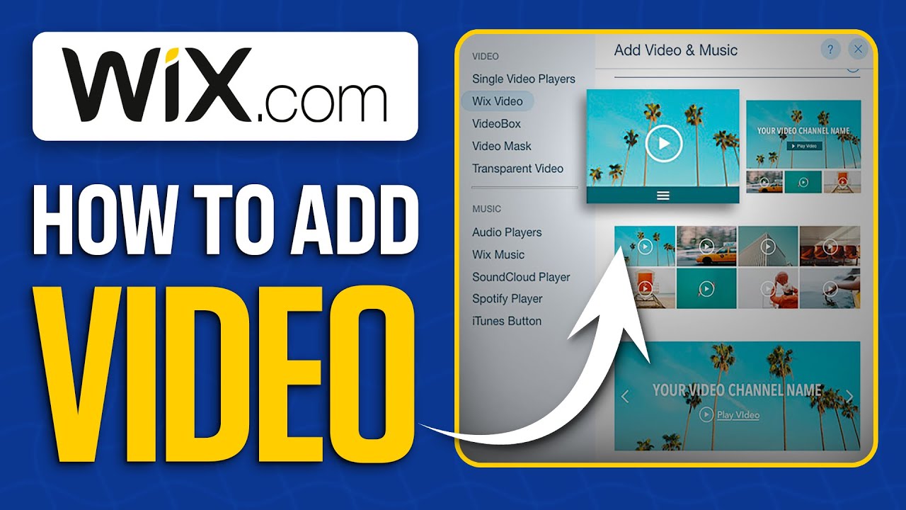 How to Add Video on Wix Website (2026) Tutorial Complete - YouTube
