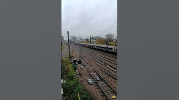 Heathrow Express class 387 passing West Ealing Footbridge 19/11/24