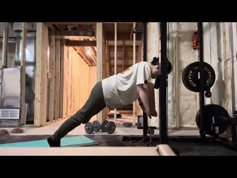 Banded scap push ups