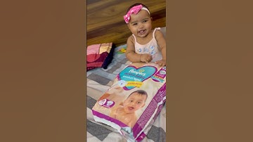 Pampers Active Baby Newborn Taped Diapers:Review #baby #diapers #newborn #shortsfeed #shorts