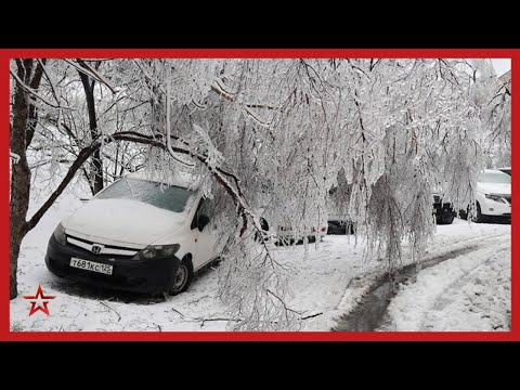 Стихия на Дальнем Востоке: Владивосток сдуло, Хабаровск замело