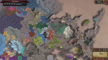 Europa Universalis 4: Anbennar Mod Sword Covenant forming Castellyr in less than 70 years.