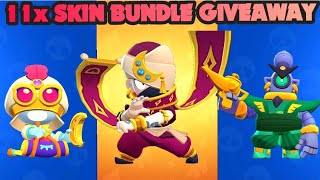 11x SKIN BUNDLE GIVEAWAY😳, THIEF EDGAR GIVEAWAY!#brawlstars#thiefedgargiveaway#giveaway