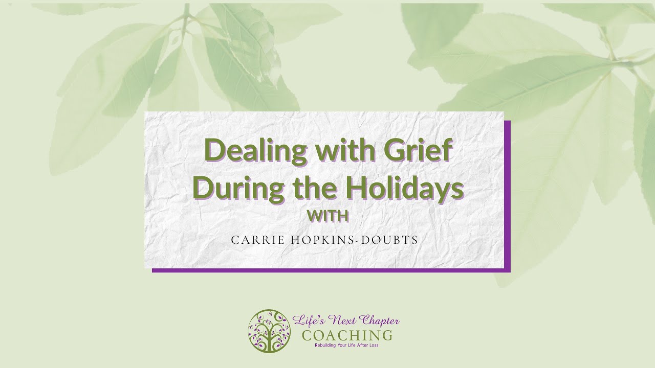 How to Navigate Grief During the Holidays | Carrie Doubts Shares Tips ...