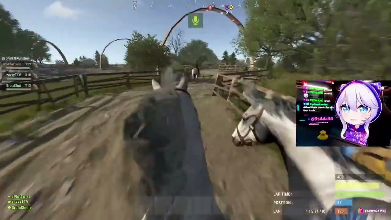 VTubers Race Horses and Chaos Happens