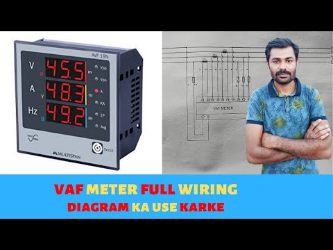 VAF Meter Full Wiring  Diagram,AVF Meter Kya Haiy Wiring Kaise Karte Haiy