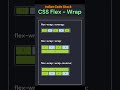Flexbox Wrap: CSS That ACTUALLY Works #indiancodestack #coding #webdevelopment #virwlshorts#viral