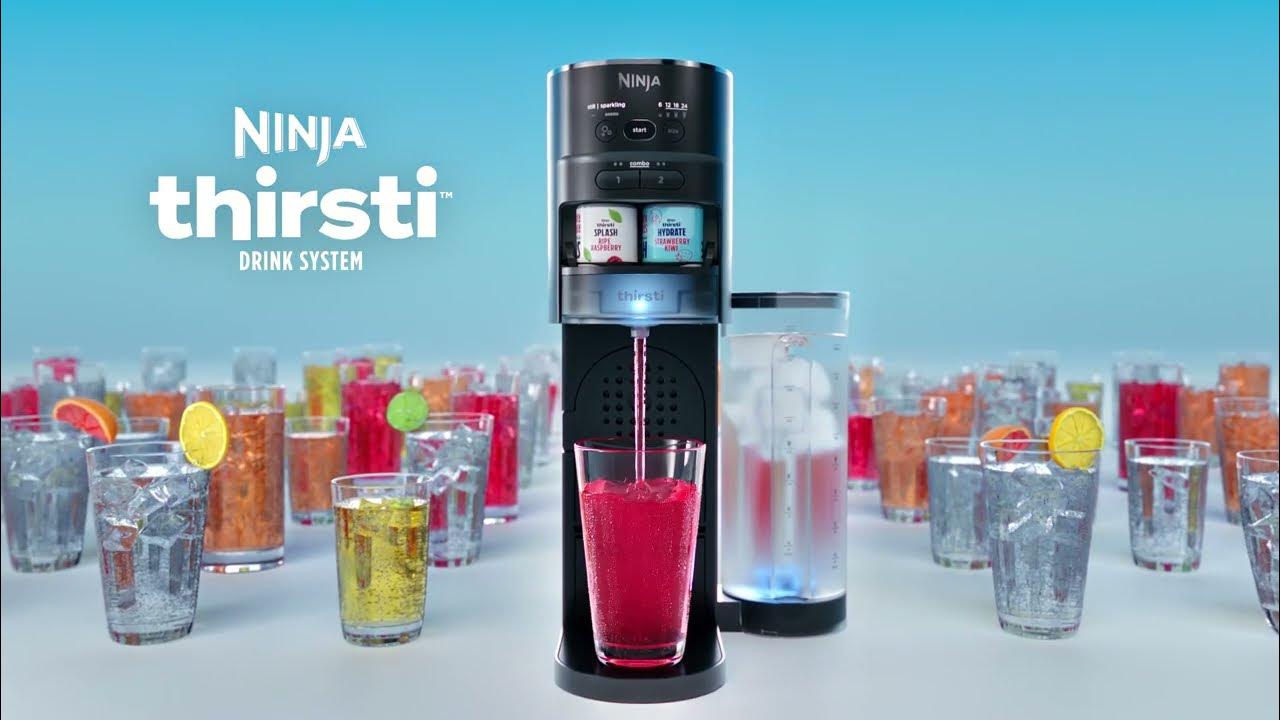 New! Ninja Thirsti Drink System WC1001 Soda / Sparkling Drink