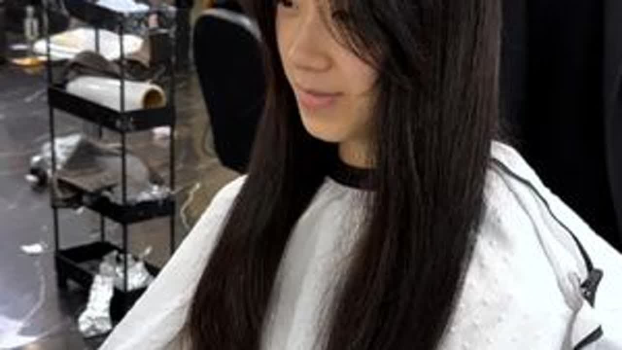 零基础学员实操修剪生活款发型