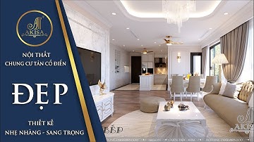 Thiết Kế Nội Thất Chung Cư phong cách Tân Cổ Điển đẹp (CĐT: bà Yến - Hà Nội) NT22125