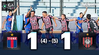 Tigre 1 (4) - 1 (5) Chacarita | Copa Argentina 2024 | 32avos de final