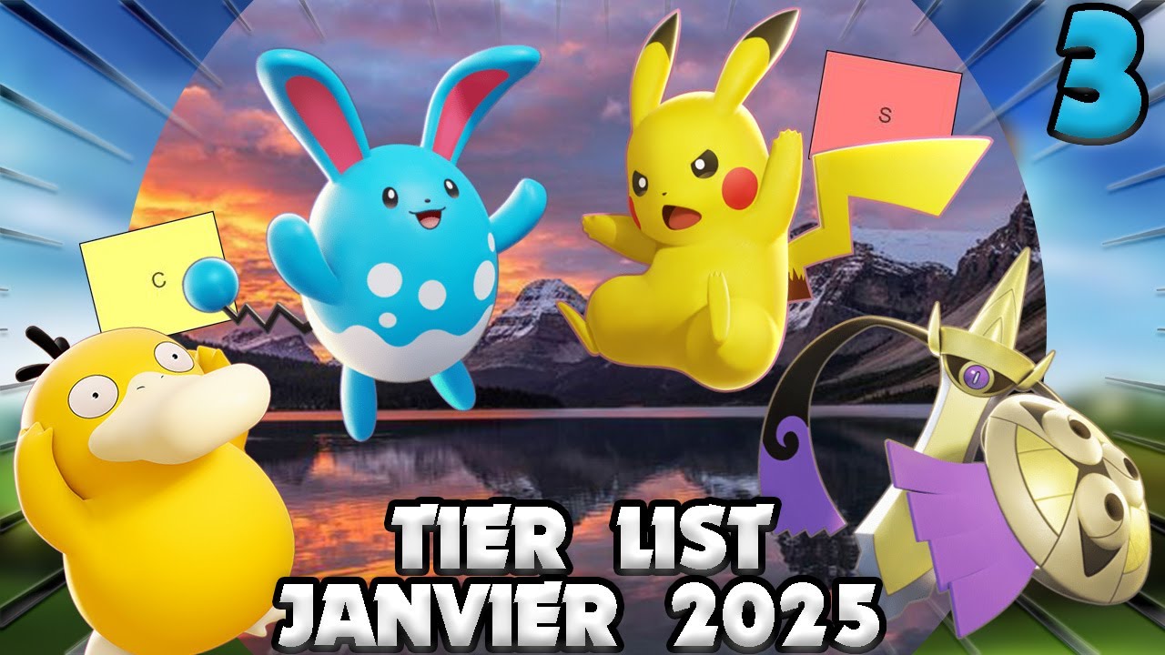 TIER LIST DE JANVIER 2025 - POKÉMON UNITE - YouTube