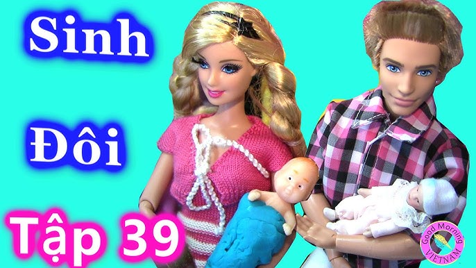 Cuộc Sống Búp Bê Barbie & Ken (Tâp5) Barbie Mang Thai Và Sinh Con Tại Nhà /  Barbie Give Birth - Youtube