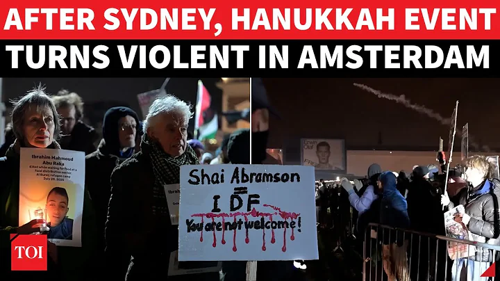 Amsterdam’s Hanukkah Event Turns Violent After Deadly Mass Shooting In Sydney | Panic Scenes On Cam