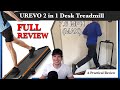 UREVO 2 in 1 Treadmill Full Review - Unbox and Demo!